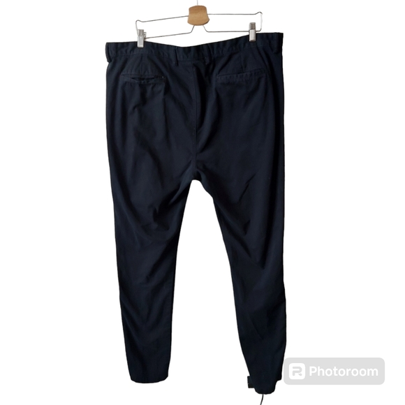 Old Navy Men's Black Slim Fit Chino Flat Front Pants Big & Tall Size 42 & 36 - Picture 2 of 5